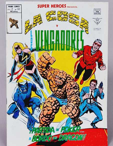 CASI EXCELENTE ESTADO SÚPER HÉROES 117 LA COSA VENGADORES VOL2 VOLUMEN VOL.2 COMICS MARVEL VERTICE
