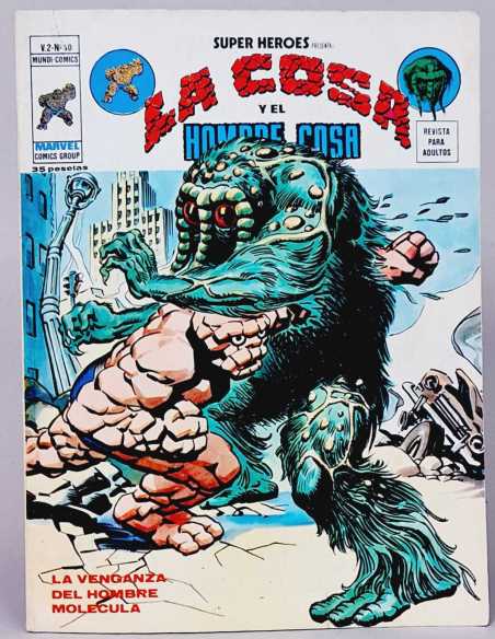 MUY BUEN ESTADO SÚPER HÉROES 40 LA COSA Y EL HOMBRE COSA VOL2 VOLUMEN VOL.2 COMICS MARVEL VERTICE