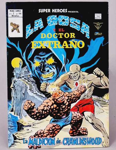 MUY BUEN ESTADO SÚPER HÉROES 91 LA COSA DOCTOR EXTRAÑO VOL2 VOLUMEN VOL.2 COMICS MARVEL VERTICE