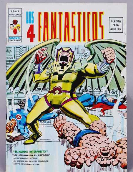 CASI EXCELENTE ESTADO LOS 4 FANTÁSTICOS 3 MUNDO INTERPUESTO VOL2 VOLUMEN VOL.2 COMICS MARVEL VERTICE