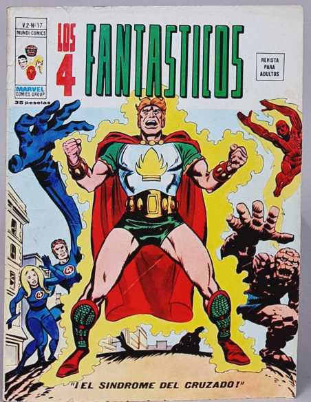 LOS 4 FANTÁSTICOS 17 EL SÍNDROME DEL CRUZADO VOL2 VOLUMEN VOL.2 COMICS MARVEL VERTICE NORMAL ESTADO