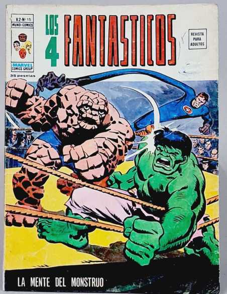 LOS 4 FANTÁSTICOS 15 LA MENTE DEL MONSTRUO VOL2 VOLUMEN VOL.2 COMICS MARVEL VERTICE NORMAL ESTADO