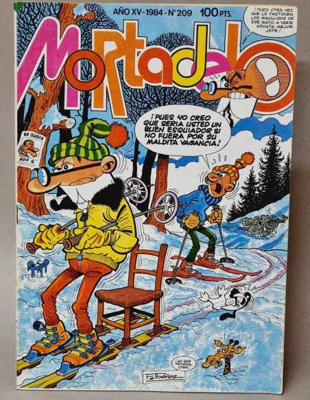 MUY BUEN ESTADO MORTADELO 209 IBAÑEZ 1984 CÓMICS BRUGUERA