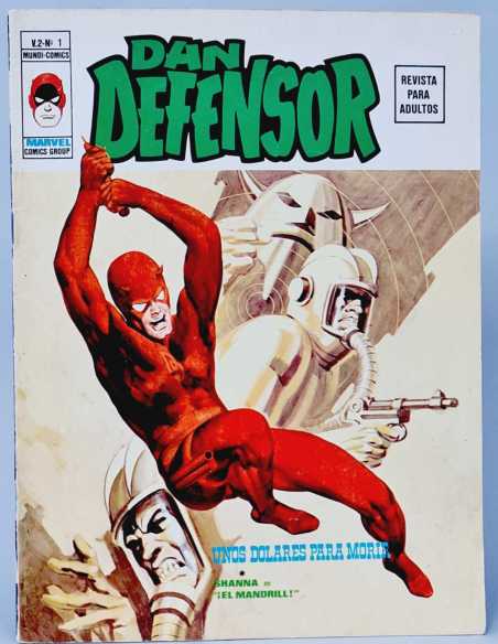 EXCELENTE ESTADO DAN DEFENSOR 1 UNOS DÓLARES PARA MORIR MARVEL VOL2 VOLUMEN VOL.2 CÓMICS VÉRTICE