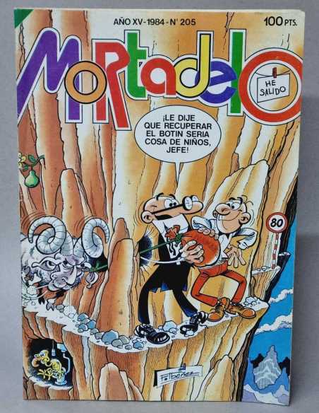MUY BUEN ESTADO MORTADELO 205 IBAÑEZ 1984 CÓMICS BRUGUERA