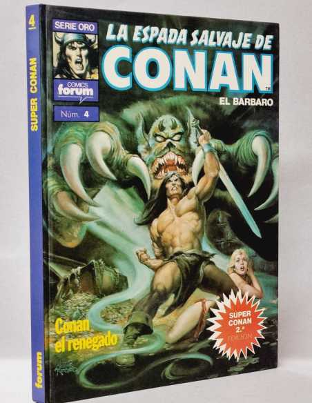 EXCELENTE ESTADO SUPER CONAN 4 EL RENEGADO SEGUNDA COMICS FORUM
