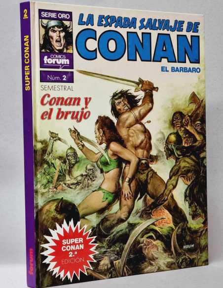 EXCELENTE ESTADO SUPER CONAN 2 Y EL BRUJO SEGUNDA COMICS FORUM