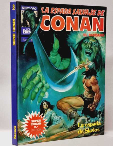 EXCELENTE ESTADO SUPER CONAN 3 LA ESPADA DE SKELOS SEGUNDA COMICS FORUM