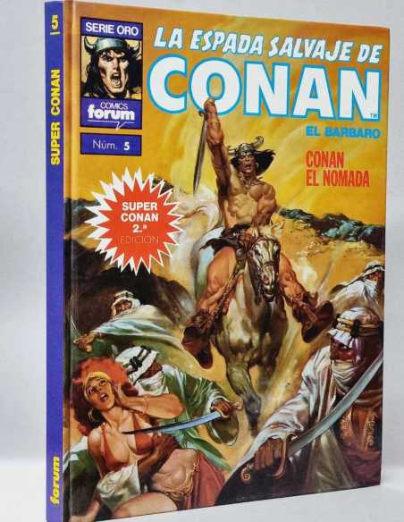 EXCELENTE ESTADO SUPER CONAN 5 EL NOMADA SEGUNDA COMICS FORUM