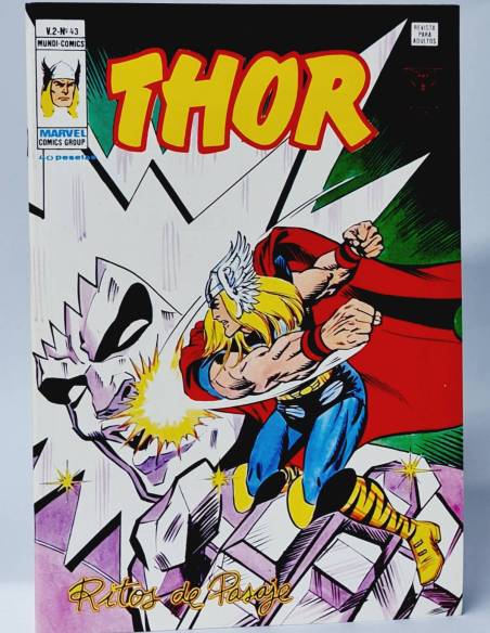 DE KIOSCO THOR 43 VOL2 VOLUMEN VOL.2 RITOS DE PASAJE MARVEL MUNDI COMICS VERTICE