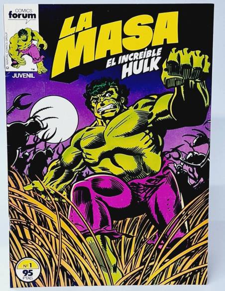 EXCELENTE ESTADO LA MASA 1 INCLUYE POSTER MARVEL HULK COMICS FORUM