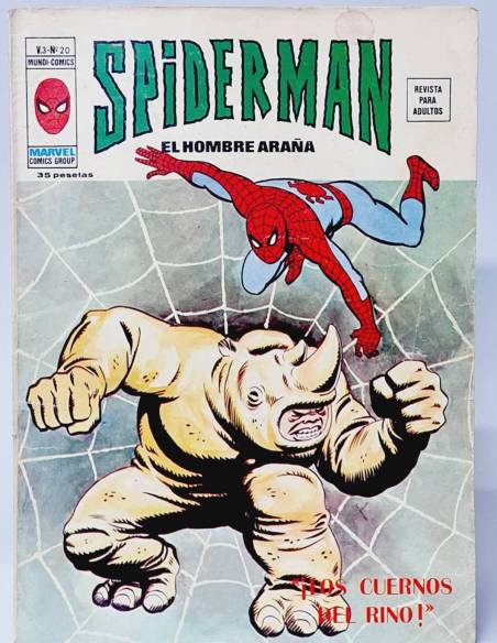BUEN ESTADO SPIDERMAN 34 LOS CUERNOS DEL RINO SPIDER-MAN VOL3 VOLUMEN VOL.3 COMICS MARVEL VÉRTICE