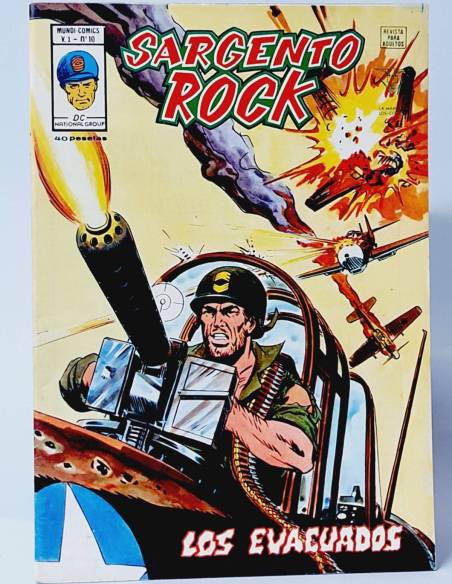 DE KIOSCO ESTADO SARGENTO ROCK 10 LOS EVACUADOS ROCK MUNDI COMICS MARVEL VERTICE