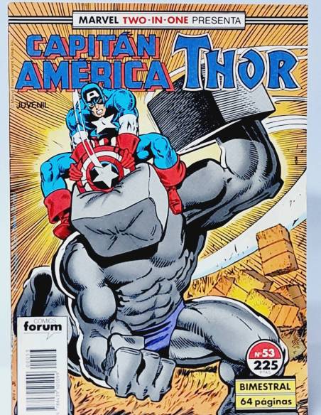 BUEN ESTADO CAPITÁN AMÉRICA 53 TWO IN ONE VOL1 VOLUMEN VOL.1 MARVEL COMICS FORUM