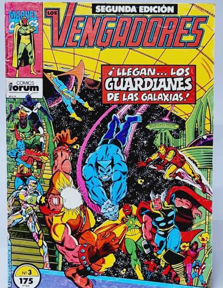 BUEN ESTADO LOS VENGADORES 3 MARVEL HULK COMICS FORUM SEGUNDA EDICIÓN
