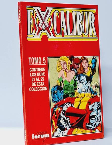 MUY BUEN ESTADO EXCALIBUR TOMO 5 DEL 21 AL 25 RETAPADO COMICS FORUM