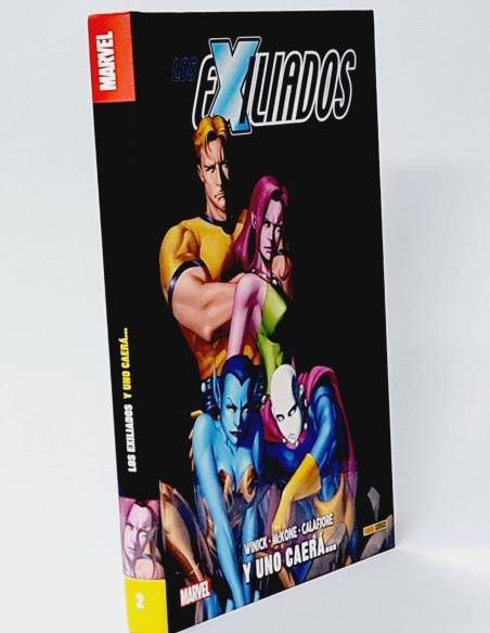 DE KIOSCO EXILIADOS 2 Y UNO CAERA 100% MARVEL COMICS PANINI TAPA DURA