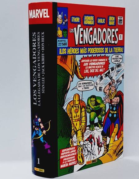 DE KIOSKO LOS VENGADORES 1 OMNIGOLD LA LLEGADA DE LOS VENGADORES MARVEL PANINI CÓMICS