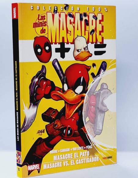EXCELENTE LAS MINIS DE MASACRE 10 EL PATO COLECCIÓN 100% MARVEL PANINI CÓMICS TAPA BLANDA