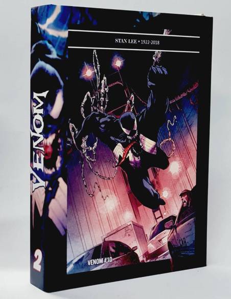 DE KIOSCO VENENO VENOM 2 GRAPA BOX EXCLUSIVE ARCHIVADOR CABEN HASTA 10 GRAPAS MADERA