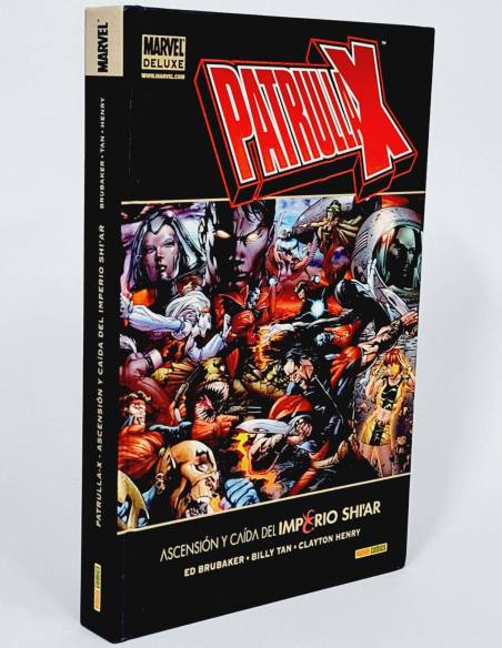 DE KIOSCO PATRULLA X ASCENSIÓN Y CAIDA DEL IMPERIO SHIAR MARVEL DELUXE CÓMICS PANNI TAPA DURA