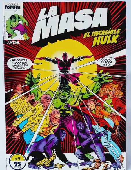 EXCELENTE LA MASA 9 COMICS FORUM EL INCREÍBLE HULK MARVEL