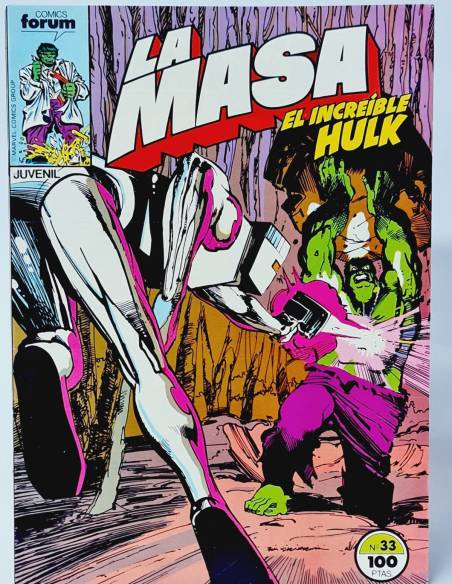 EXCELENTE LA MASA 33 COMICS FORUM EL INCREÍBLE HULK MARVEL