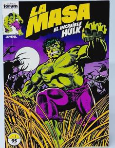 LA MASA 1 COMICS FORUM INCLUYE POSTER EL INCREÍBLE HULK...