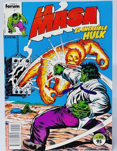 BUEN ESTADO LA MASA 22 COMICS FORUM EL INCREÍBLE HULK MARVEL | Cómi...