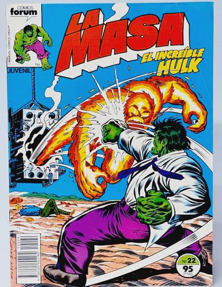 MUY BUEN ESTADO LA MASA 22 COMICS FORUM EL INCREÍBLE HULK MARVEL