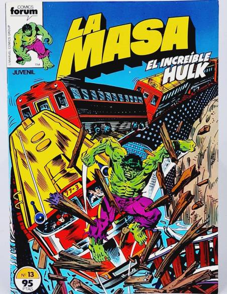 DE KIOSCO COMIC LA MASA 13 COMICS FORUM EL INCREÍBLE HULK MARVEL