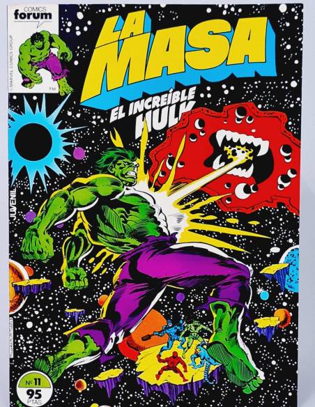 EXCELENTE LA MASA 11 COMICS FORUM EL INCREÍBLE HULK MARVEL