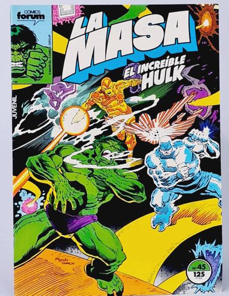DE KIOSCO COMIC LA MASA 45 COMICS FORUM EL INCREÍBLE HULK MARVEL