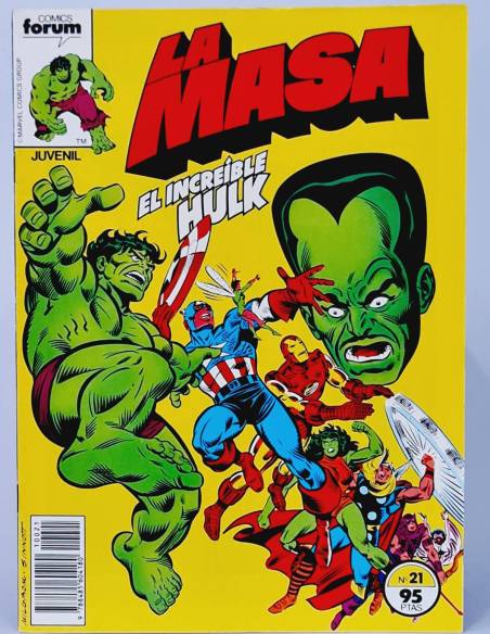 DE KIOSCO COMIC LA MASA 21 COMICS FORUM EL INCREÍBLE HULK MARVEL