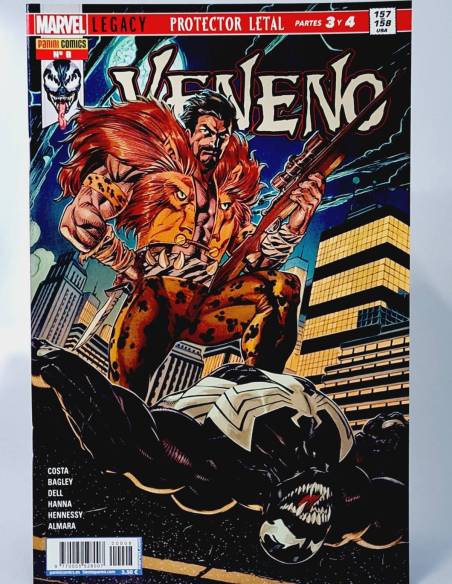 DE KIOSCO VENENO 8 PANINI CÓMICS LEGACY PROTECTOR LETAL MARVEL