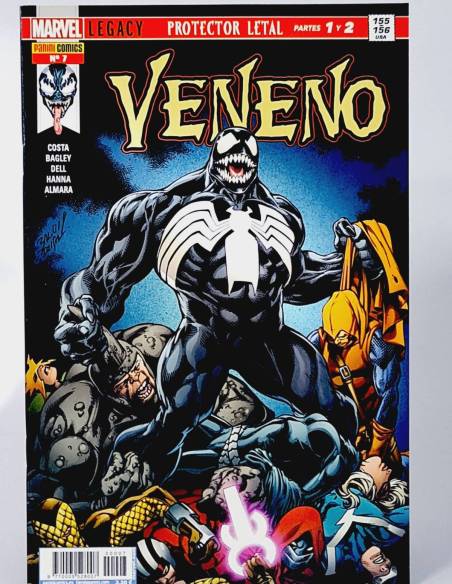 DE KIOSCO VENENO 7 PANINI COMICS LEGACY PROTECTOR LETAL MARVEL 2018