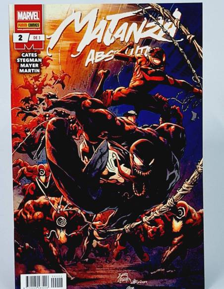 DE KIOSCO COMIC MATANZA ADSOLUTA 2 DE 3 PANINI MARVEL 2020