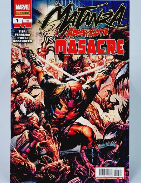 DE KIOSCO VENENO 46 - 1 MATANZA ABSOLUTA MASACRE PANINI CÓMICS MARVEL GRAPA