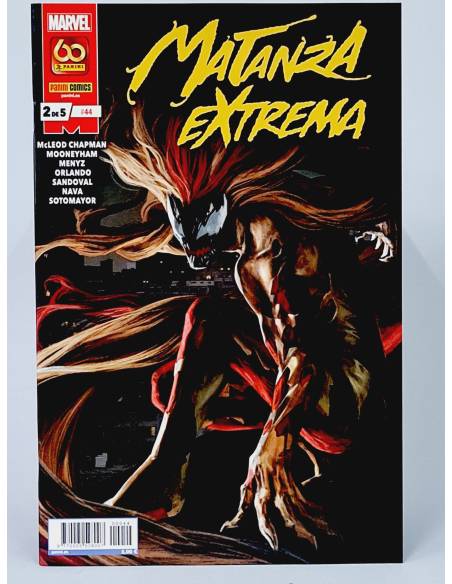 DE KIOSCO VENENO 44 MATANZA EXTREMA 2 DE 5 PANINI CÓMICS MARVEL GRAPA