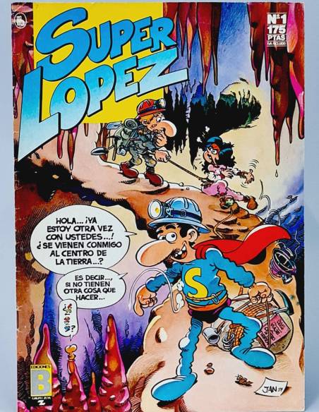 SUPER LOPEZ 1 COMICS EDICIONES B GRAPA MUY BUEN ESTADO