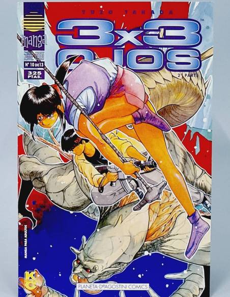 EXCELENTE 3X3 OJOS 10 PLANETA DEAGOSTINI COMICS MANGA