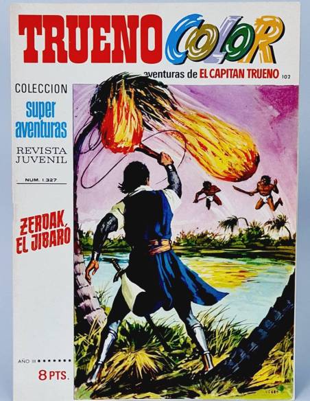 COMIC CAPITÁN TRUENO COLOR 102 BRUGUERA CÓMICS SUPER AVENTURAS 1327 ZERDAK EL JIBARO