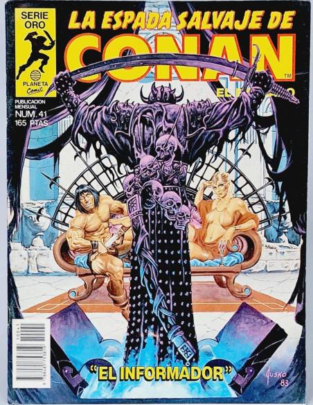 LA ESPADA SALVAJE DE CONAN 41 PLANETA CÓMIC MARVEL SERIE ORO FORUM GRAPA BUEN ESTADO