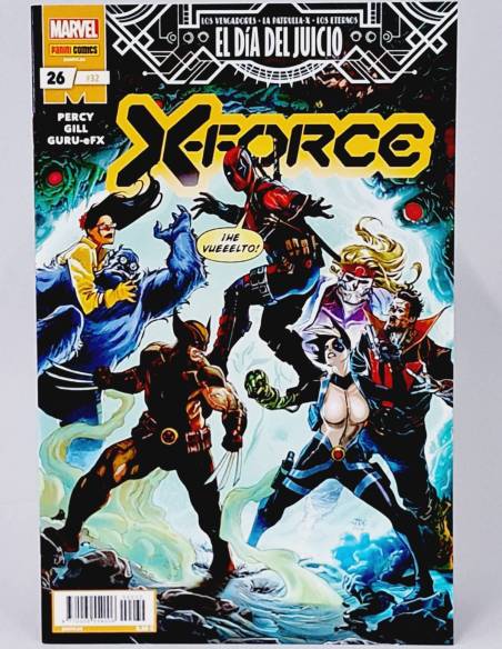 DE KIOSCO X-FORCE 26 - 32 MARVEL COMICS PANINI EL DÍA DEL JUICIO GRAPA