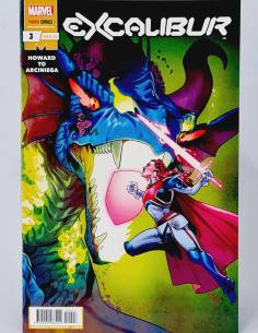 DE KIOSCO EXCALIBUR 3 MARVEL CÓMICS PANINI GRAPA ABRIL 20