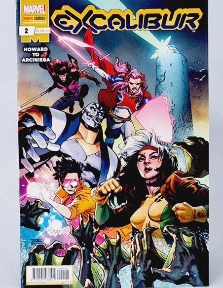 DE KIOSCO EXCALIBUR 2 MARVEL CÓMICS PANINI GRAPA MARZO 20