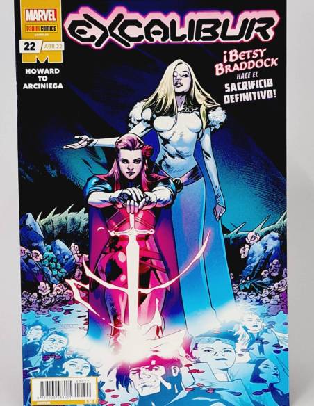DE KIOSCO EXCALIBUR 22 MARVEL CÓMICS PANINI GRAPA ABRIL 22