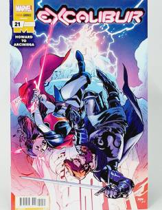 DE KIOSCO EXCALIBUR 21 MARVEL CÓMICS PANINI GRAPA MARZO 22