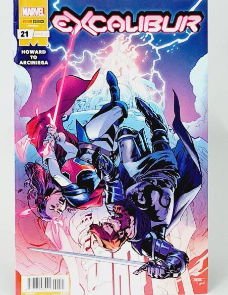 DE KIOSCO EXCALIBUR 21 MARVEL CÓMICS PANINI GRAPA MARZO 22