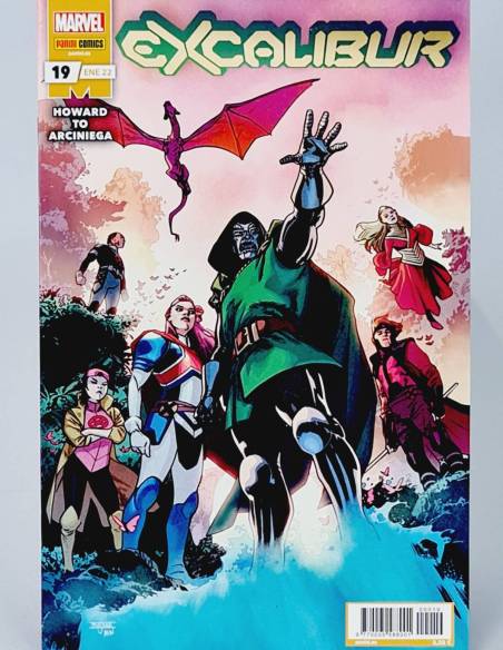 DE KIOSCO EXCALIBUR 19 MARVEL CÓMICS PANINI GRAPA ENERO 22